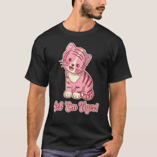 Pink Preppy Go Get 'Em Tiger T-Shirt