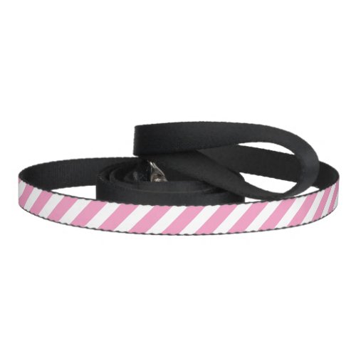 Pink Preppy Stripes Pet Leash