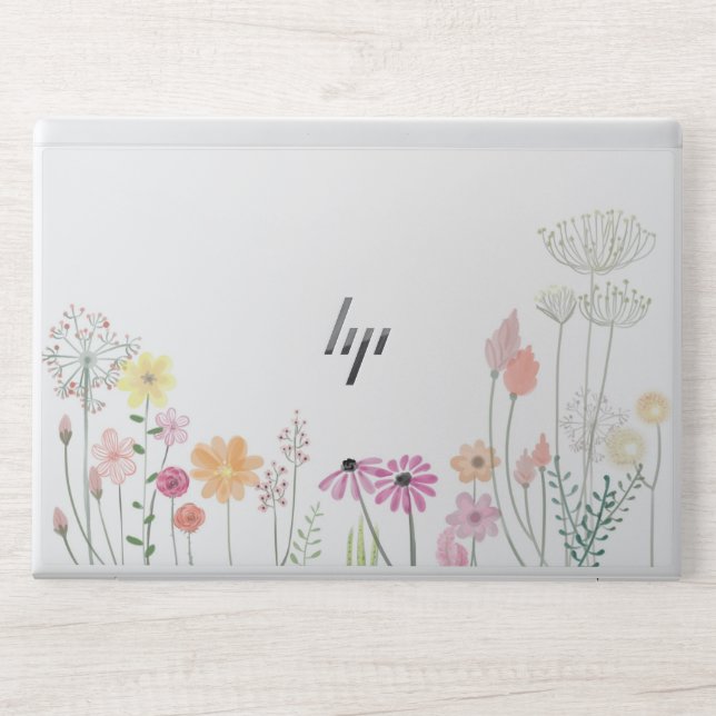 Pink Pressed Flower,HP EliteBook 840 G5/G6 HP Laptop Skin (Front)