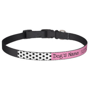 Pink Pretty Girl Dog Collars - Lost Dogs ID