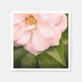 Pink Pretty Rose Designer Paper Napkins