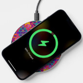 Pink Pretty Southwestern Style Pattern Wireless Charger (Phone)