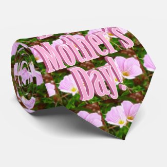 Pink Primrose Flowers for Mother's Day Tie