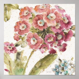 Pink Primrose Poster