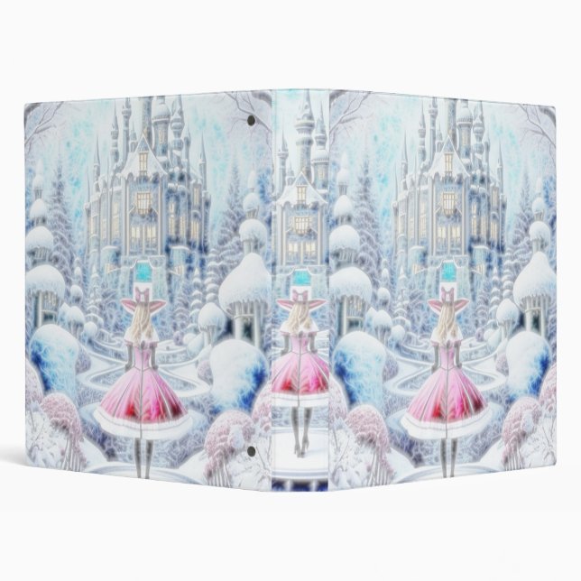 Pink Princess 3 Ring Binder (Background)