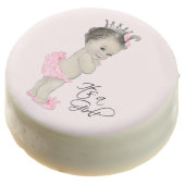 Pink Princess Baby Shower Cookies (Angled)