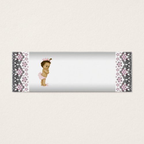 Pink Princess Baby Shower Favor Tags Business Card Templates