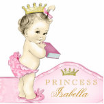 Pink Princess Baby Shower Statuette<br><div class="desc">Beautiful pink and gold princess baby shower acrylic sculpture can be personalized and used as a cake top and table decoration and used in baby's nursery. This pretty pink princess baby shower decoration also makes a perfect personalized gift for a baby girl.</div>