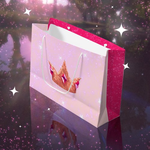 Pink Princess Birthday Gift Bag