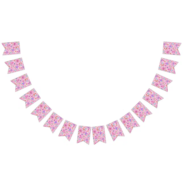 Princess Banting Pink Princess bunting banner | Zazzle