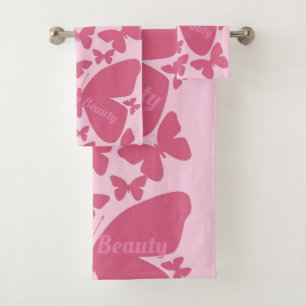 Pink Princess Collection Bath Towel Set