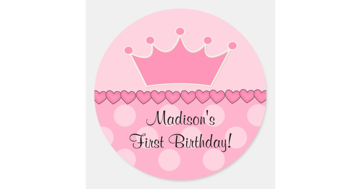 Birthday Princess, Birthday Girl, Happy Birthday,' Sticker