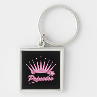 Pink Princess Crown Keychain