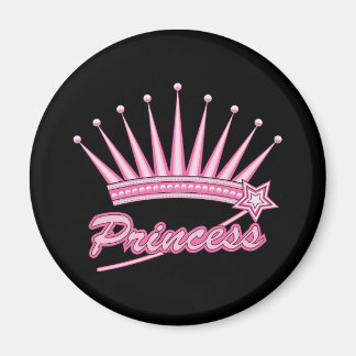 Pink Princess Crown Magnet