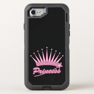 Pink Princess Crown OtterBox Defender iPhone SE/8/7 Case