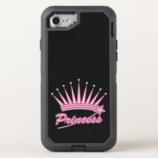 Pink Princess Crown OtterBox Defender iPhone SE/8/7 Case