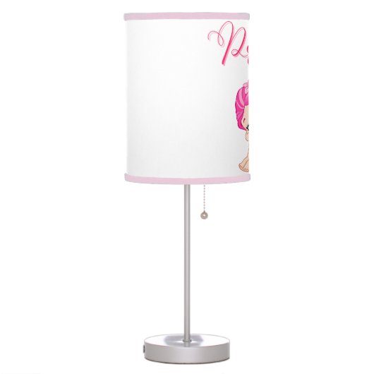 Pink Princess Fairy Table Lamp (Left)