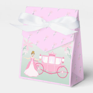 Pink Princess Fantasy Birthday Party Favor Boxes