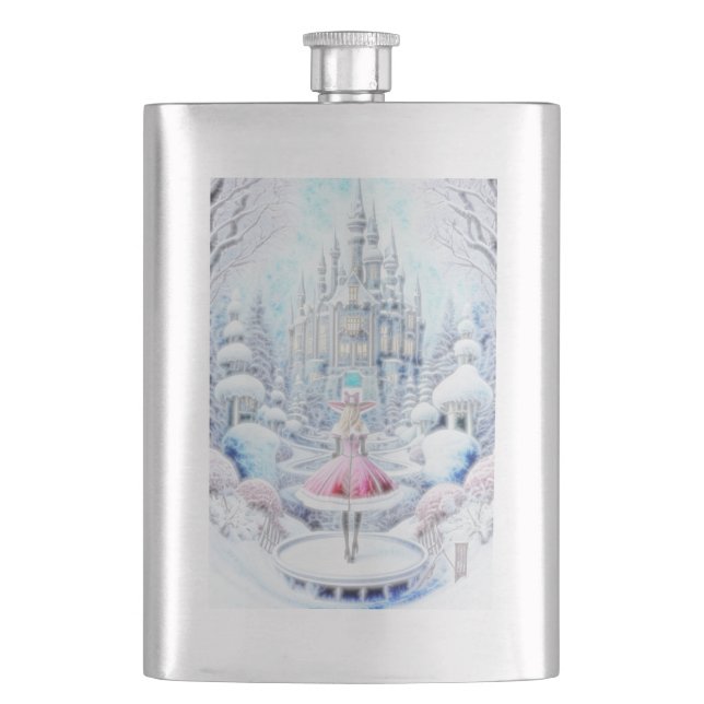 Pink Princess Flask (Front)