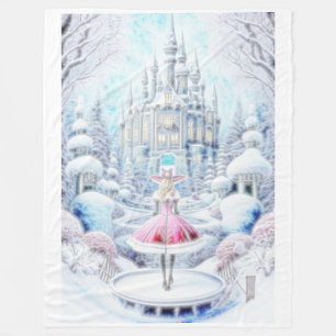 Pink Princess Fleece Blanket