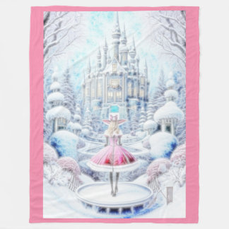 Pink Princess Fleece Blanket