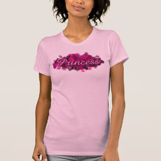Pink Princess Flowers T-Shirt