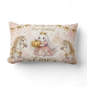 Pink Princess Ghost Horse Nursery Pillow
