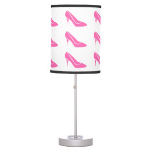 Pink Princess High Heel Shoes Table Lamp