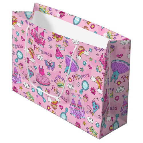 Pink Princess Large Gift Bag