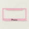 Pink Princess License Plate