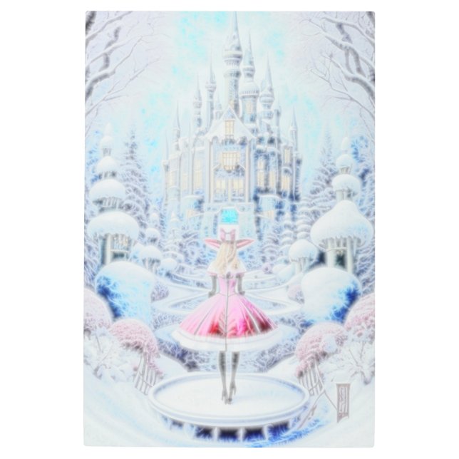 Pink Princess Metal Print (Front)
