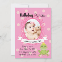 Pink Princess Party Invitation