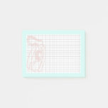 Pink Princess Phone Post It Note With Grid at Zazzle