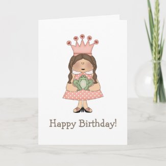 Pink Princess · Princess & Frog Card