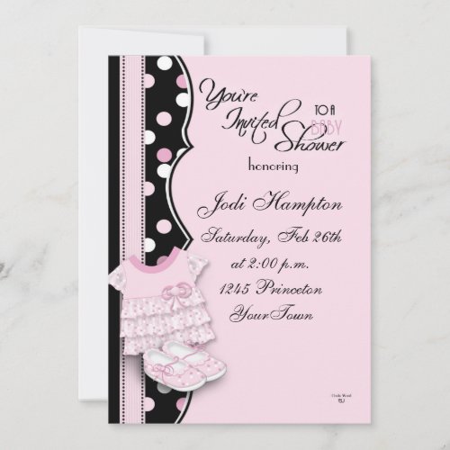 Pink Princess Shoes Invite