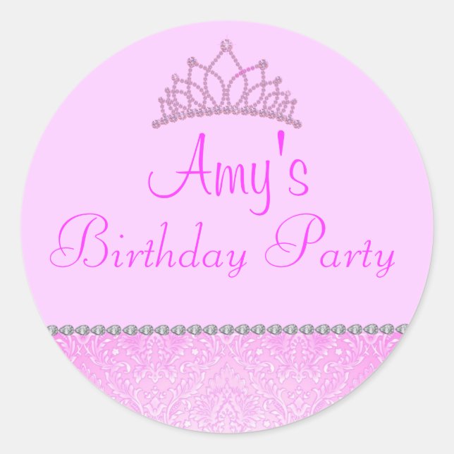 Pink Princess Sticker (Front)