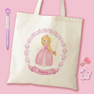 Pink Princess Tote Bag
