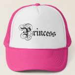 Pink Princess Trucker Hat - Also in Black