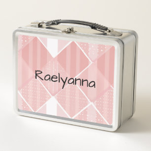 Pink Prism Customized Metal Lunch Box