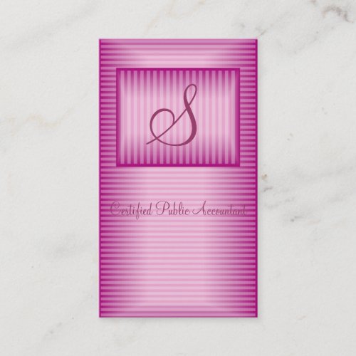 Pink Professional Profile Business Card Templates