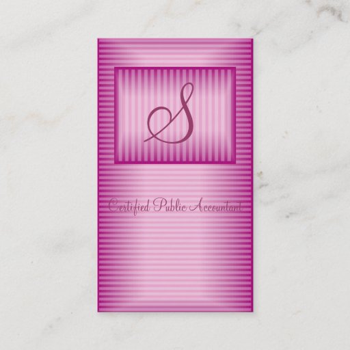 Customizable Pink Professional Profile Business Card Templates