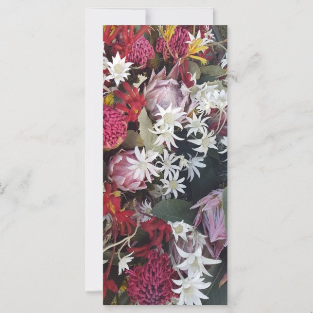 Pink Protea Flower All Purpose Card (Front)