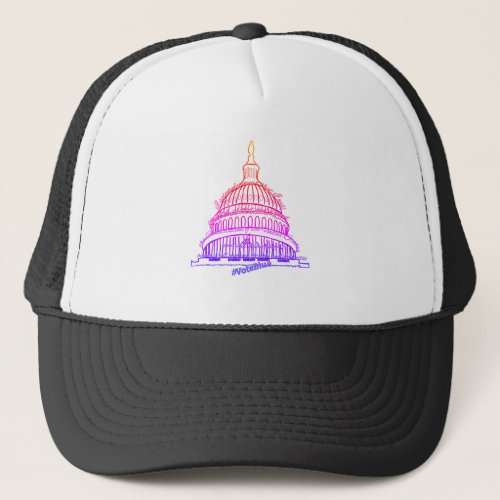 Pink Protect Democracy Hat