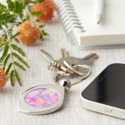 Pink Puff _ Ornament Keychain