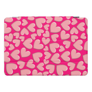 Pink Puffy Hearts iPad Pro Cover