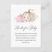 Pink Pumpkin Baby Shower Book for Baby Enclosure C