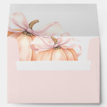 Pink Pumpkin Baby Shower Envelope<br><div class="desc">Dusty Pink Elegant Pumpkin theme Envelope</div>