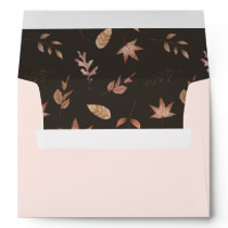 Pink Pumpkin Baby Shower Invitation Envelopes