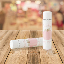 Pink Pumpkin Baby Shower Lip Balm