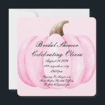 PINK PUMPKIN BRIDAL SHOWER FALL INVITATION<br><div class="desc">PINK PUMPKIN,  PRETTY FALL BRIDAL SHOWER INVITATION</div>